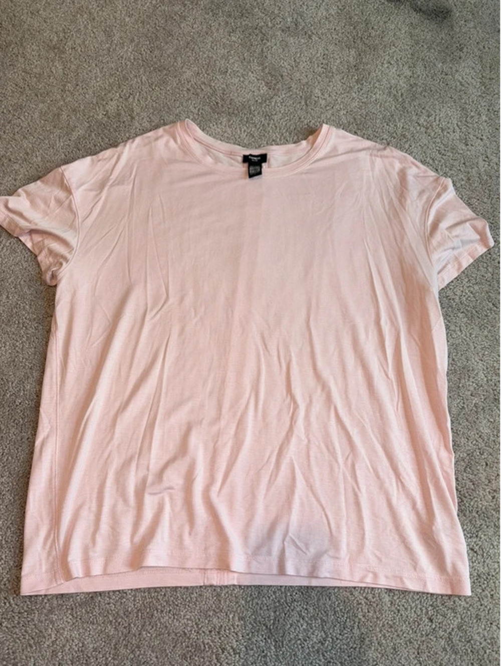 Express Light Pink Basic Tee Women’s Large